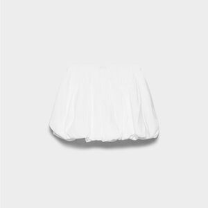 Bubbly Poplin Mini Skirt